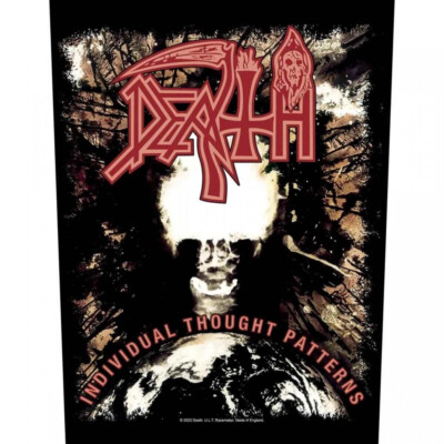 Death Individual Thought Patterns Rückenaufnäher-Backpatch-NEU & OFFICIAL!