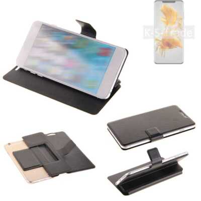 Handy-Hülle für Huawei Mate 50 Pro Flip-Cover Case Schutzhülle schwarz