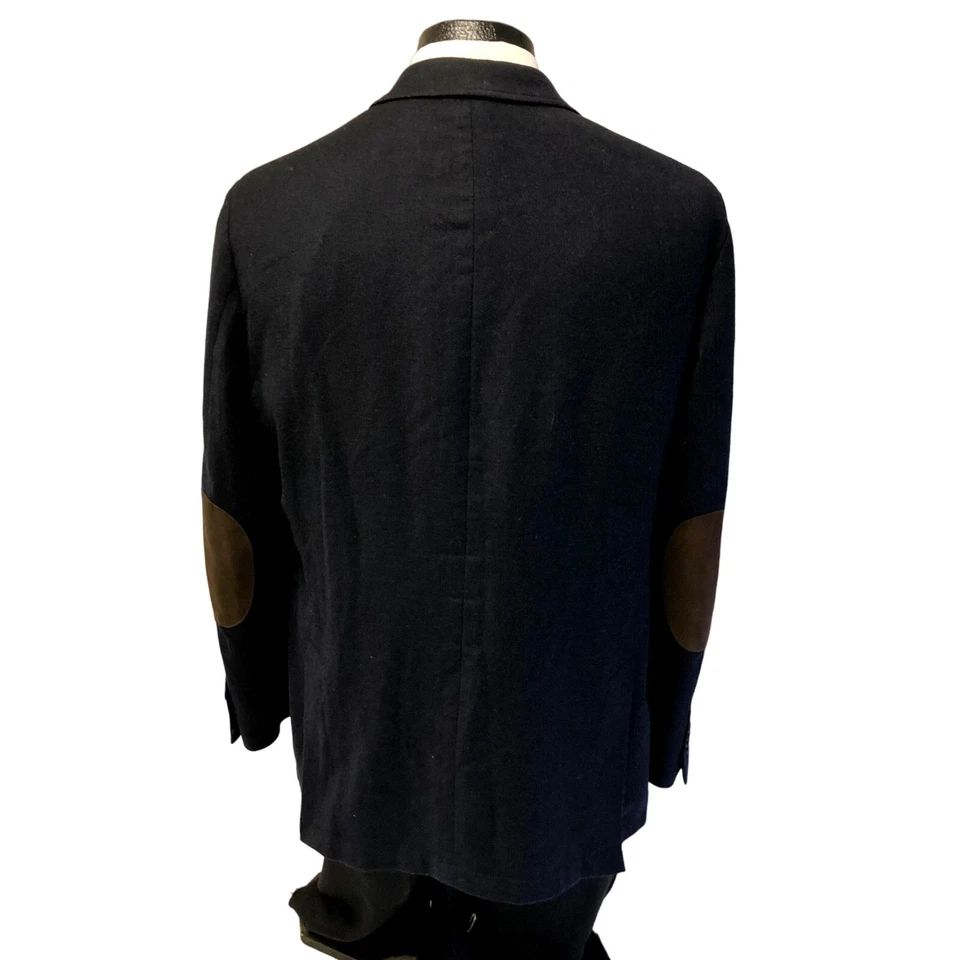 Daniel Cremieux Navy UNSTRUCTURED Sport Coat SURGEON CUFF Jacket Shooting Blazer - Image 3 of 4