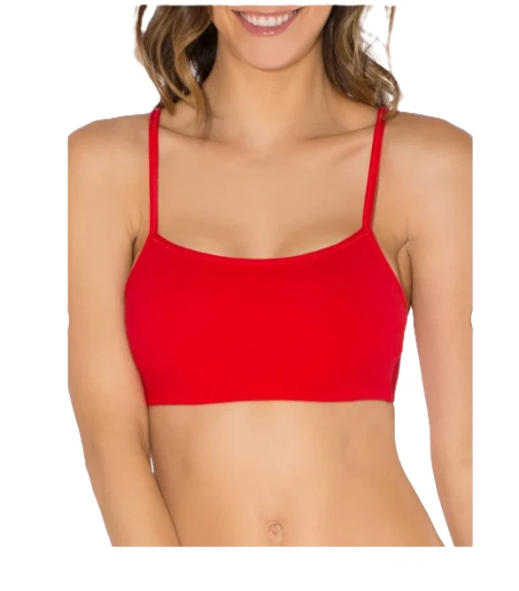 Fruit of The Loom Women's Spaghetti Strap Cotton Pull Over 3 Pack Sports Bra - Image 2 of 4