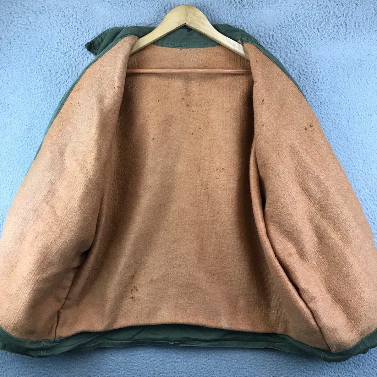 70s USA製　EMARジップ　ミリタリージャケット SQUADRON 1970 Marine Corps USMC Service Uniform Jacket 41R Trousers