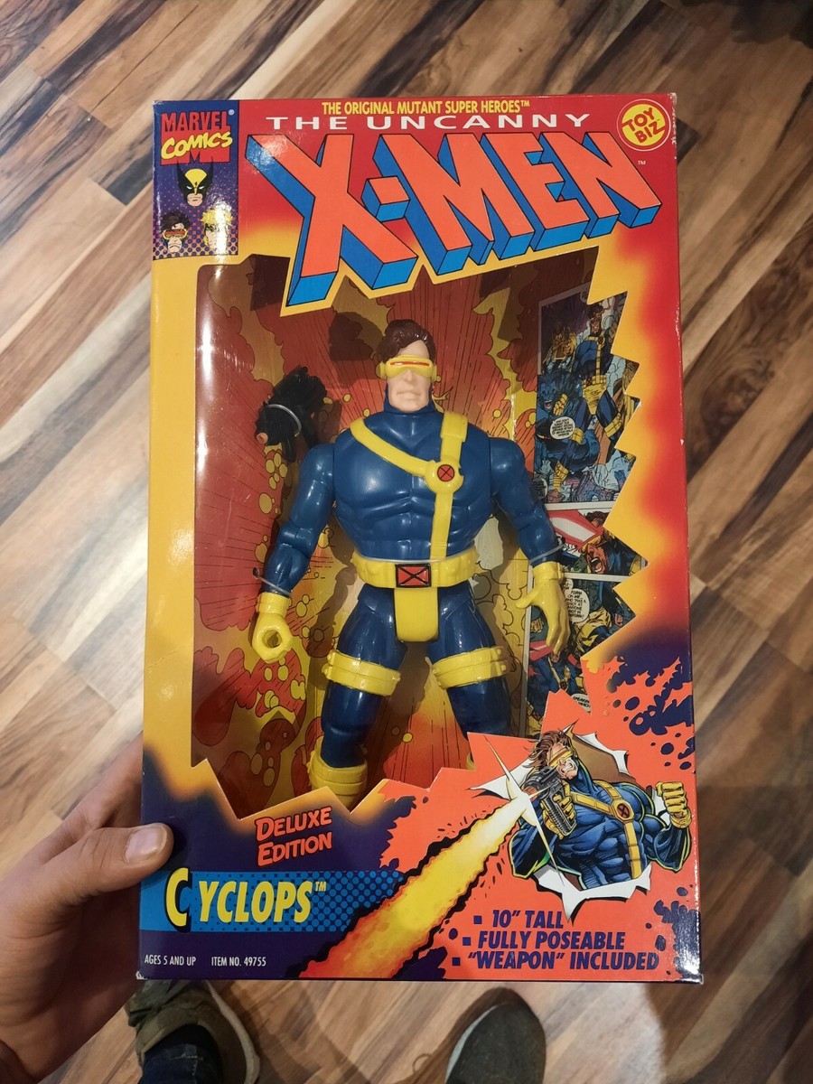 アメコミ X-Men Deluxe Edition CYCLOPS X-MEN DELUXE 10 INCH METALLIC MUTANTS CYCLOPS ACTION FIGURE