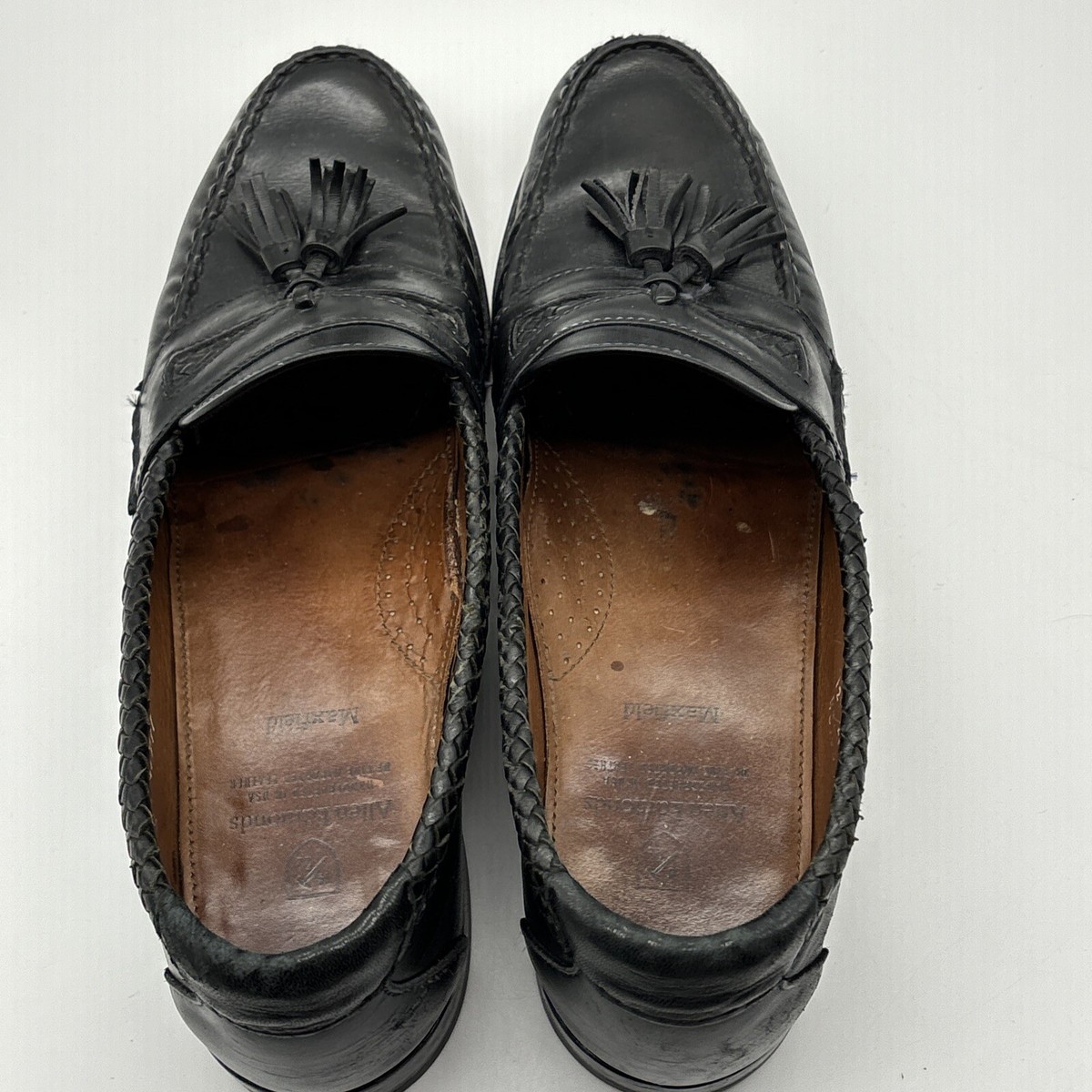 t*2様 Allen Edmonds Maxfield 47712 US7 US Allen Edmonds Maxfield Black Men's Size 12 2A - Tassel