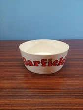 Vintage Garfield Kids Cereal Bowl Deka Plastics 1978 Odie Jim Davis Cartoon