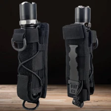 Tactical Flashlight Pouch Holster Torch Heavy Duty Belt Adjustable Tools Pouches