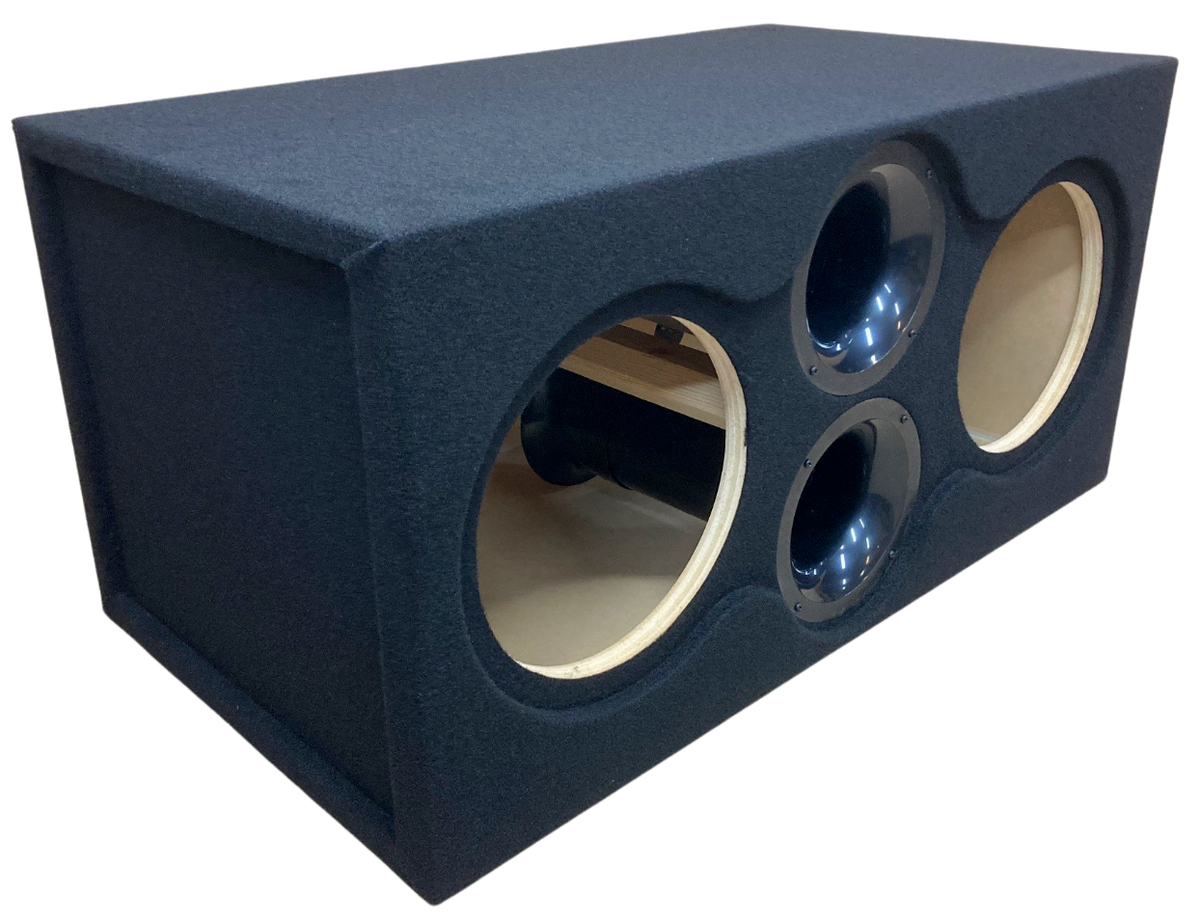 Ported / Recessed Sub Box Subwoofer Enclosure for 2 10