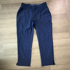 Navy Scrubstar Scrub Pants Womens Medium Petite