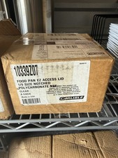 Tapa con bisagras de policarbonato transparente Carlisle EZ Access 1/9 con muesca 10339Z07 (6)