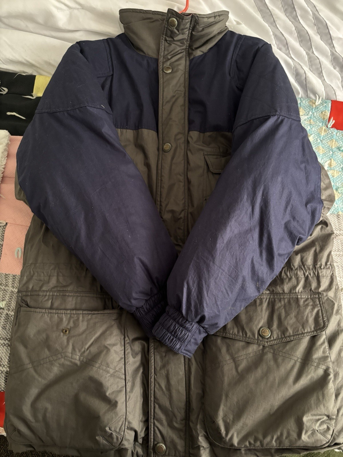 Mighty Mac Down Heavyweight Puffer Jacket Gray Na… - image 2