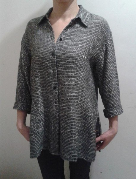 Women Jaeger Shirt Multicolor Wool 40 / L