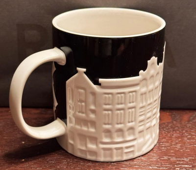 Amsterdam Netherland Starbucks 16oz 473ml Mug Relief 3D Collector