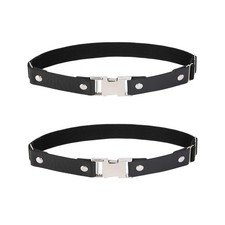 2 PCS Faux Leather Leg Garter Belt with Buckle Adjustable Thigh Garters