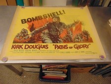 PATHS OF GLORY/ORIG. US HALF SHEET (KIRK DOUGLAS/STANLEY KUBRICK) A31