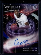 2025 Topps Midnight Stroke of Midnight Cedric Coward #SMR-CC RC Rookie Grizzlies