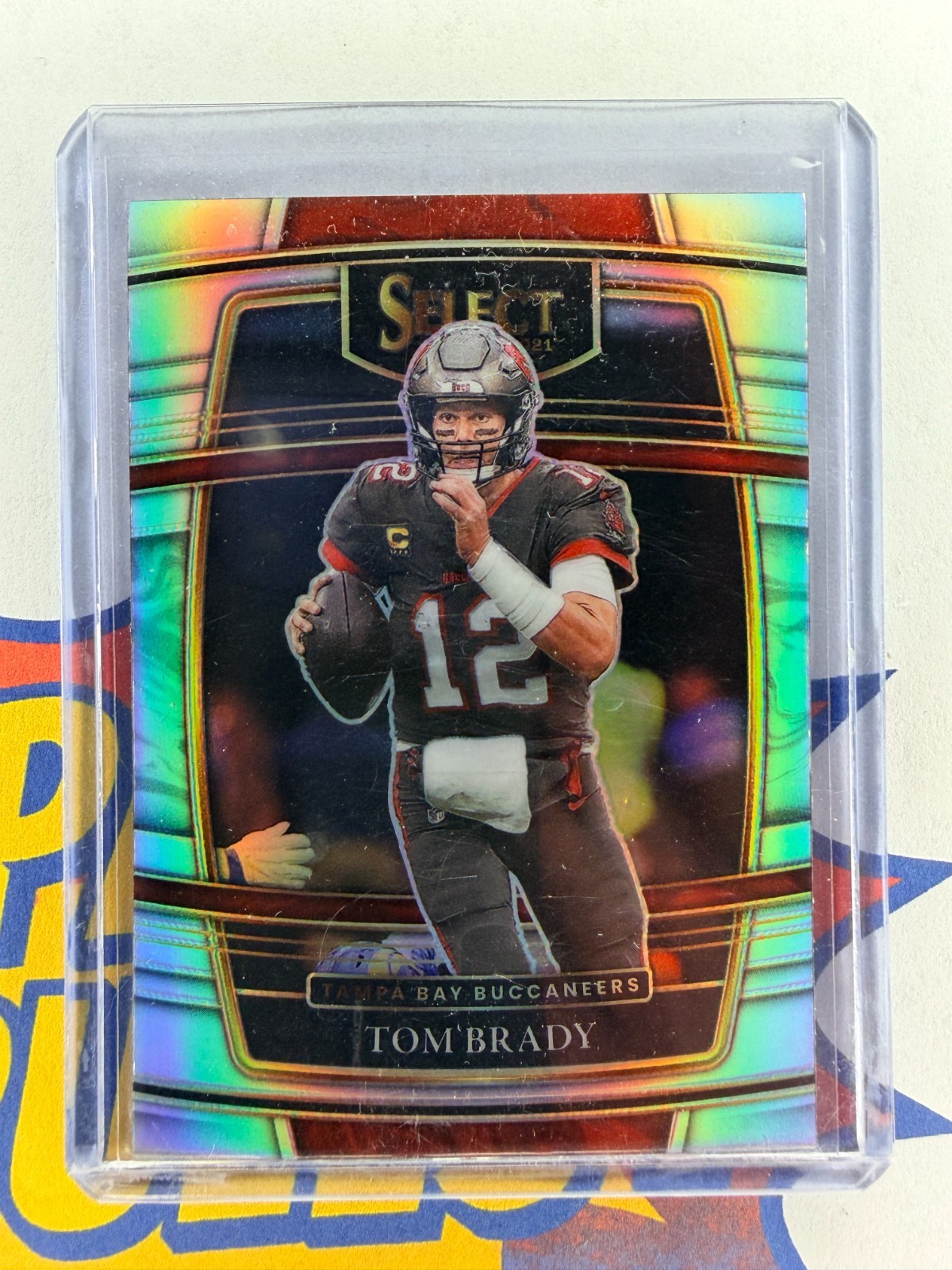 Tom Brady 2021 Panini Select Football Silver PRIZM No. 1 Concourse