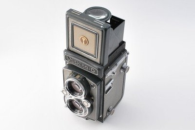 Near MINT-] Yashica D Black TLR 6x6 Film Camera Yashikor 80mm f3.5