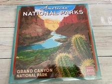 LOT OF 2 Calendars 2025 American National Parks & Songbird of America 12"x12"