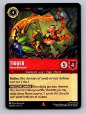 Tigger - Hunny Barbarian 126/204 Rare Attack of the Vine Lorcana Near Mint