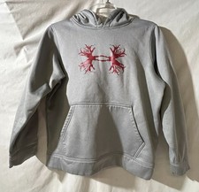 Under Armour Storm gray pullover hoodie Unisex kids large