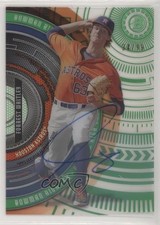 2017 Bowman High Tek Green Rainbow Auto 34/99 Forrest Whitley #BHT-FW Auto 3k6