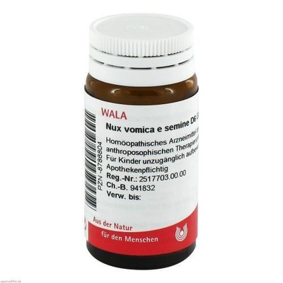 NUX VOMICA E SEM. D 6 Globuli 20g PZN 8786804
