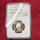 1977 Washington Quarter Silver Proof PF69 Ultra Cameo NGC San Francisco