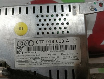 8T0919603A bildschirm AUDI A4 BER. B8 BASICO 2007 449290
