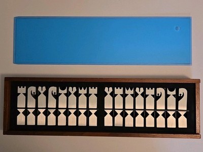 Midcentury Austin Cox Chess Set 1960s Alcoa Aluminum Display Box
