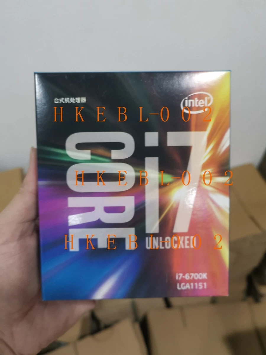 Intel Core i7-6700K Processor Model Computer Processors (CPUs) for