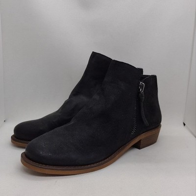 New Gianni Bini Suede Ankle Boots Womens 9 Black Boho Retro 90s Y2K Minimalist