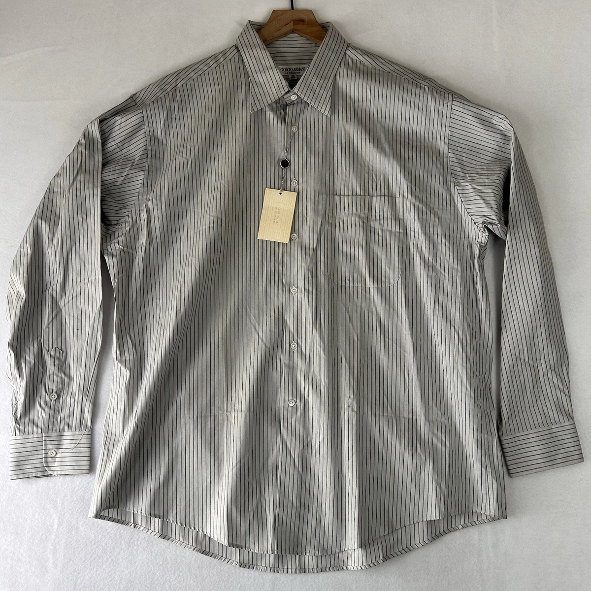 Giorgio Armani Striped Casual Button-Down Shirts for Men for sale