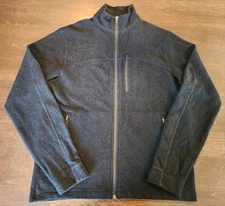 Ibex Men’s Shak Jacket Full Zip Zque Merino Wool Black Size XL