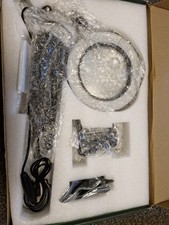 5X LED Magnifier Glass Desk Lamp With Light Stand Clamp Beauty Magnifying Lamp