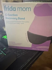 Frida Mom C Section Recovery Belly Band Postpartum Binder 2 Hot + Cold Packs