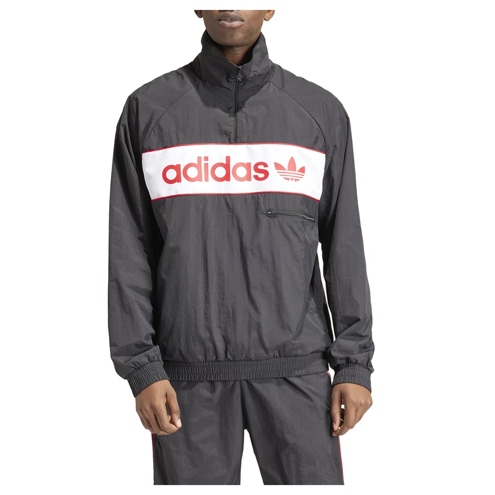 adidas Half Zip Ny Logo Windbreaker Mens Black Casual Athletic Outerwear IS1398-
Opens in a new wind