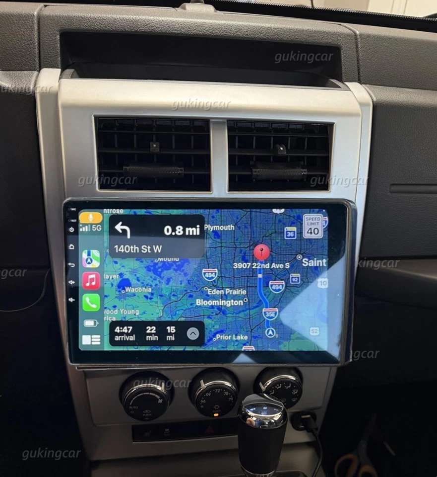 For Jeep Liberty 2008-2012 10.1" Android14 Carplay Car Stereo Radio GPS 4+64G Foto 3 de 4