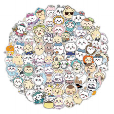 100Pcs Kawaii Jiikawa Cartoon Stickers Decorative Desk Laptop Scrapbook Luggage