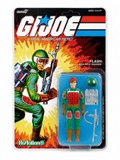 Super7 ReAction  G.I. Joe Wave 7 FLASH Laser Trooper 3.75  O-Ring Action Figure