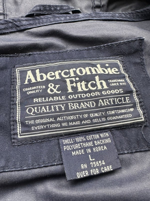 Vintage Men's Abercrombie And Fitch Safari Anorak Jacket 90s Size