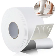 Buryeah 1/4" x 4" x 6 Yard Foam Adhesive Cast X X 6 Yard, White 