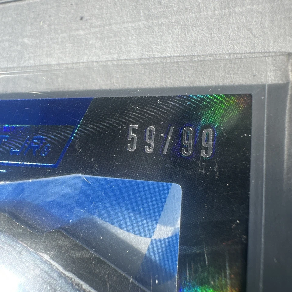 2017 Panini Torque Clear Vision Blue #8 Dale Earnhardt Jr #’d to 99 - Image 2 of 3