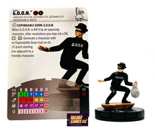 DC Heroclix G.O.O.N. 006 w/ Card Notorious Set