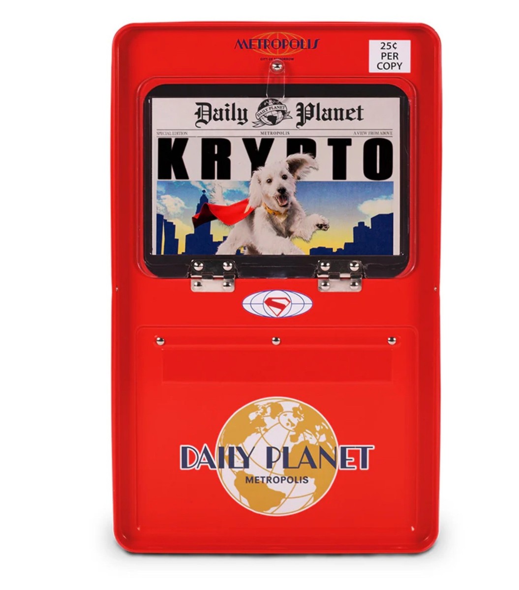 Superman 2025 AMC Daily Planet Newspaper Box Popcorn Bucket NEW In