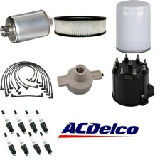 Tune Up Kit Filters Cap Wire Spark Plugs For Chevy C1500 V8 5.0l 5.7ltbi 94-95