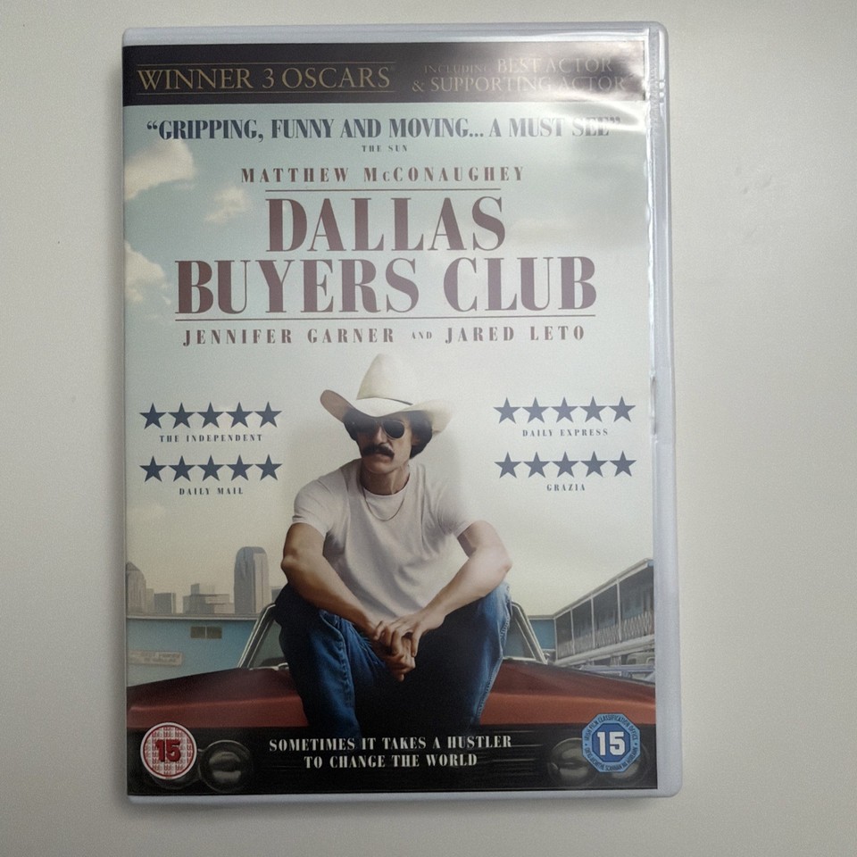 Dallas Buyers Club DVD 2014 Matthew McConaughey, Vallee Like New Region ...