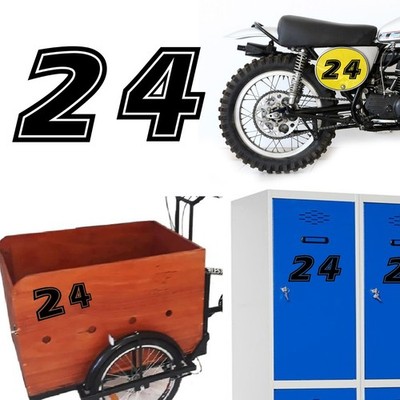 Nummer 24 Eras, Vinyl Aufkleber