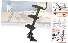 Heavy Duty Boat Trailer Steps for The Tongue-Non-Slip Boat Trailer 4-STEP