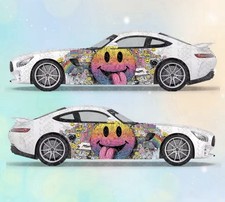Graffiti Style Car Decal Universal Decal For Both Sides Of Car Universal Fit
