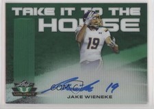 2018 Leaf Valiant Take it to the House Green 50/60 Jake Wieneke #TH-JW1 Auto 0cv
