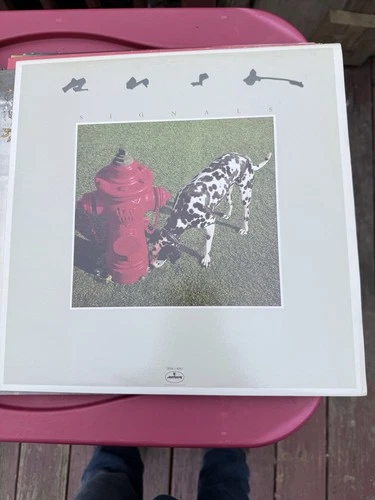 Rush Signals Vinyl LP 1982 Mercury SRM-1-4063 With Lyric Insert